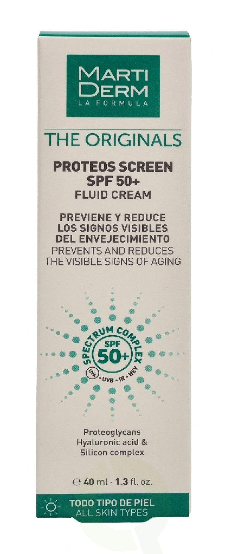 Martderm Martiderm The Originals Proteos Screen Fluid Cream SPF50+ 40 ml