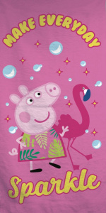 BrandMac Handduk – 70 x 140 cm – Peppa Pig (113501)