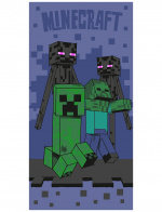 BrandMac Handduk – 70 x 140 cm – Minecraft Monsters (1029331)