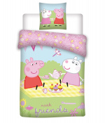BrandMac Sängkläder – Juniorstorlek 100 x 140 cm – Peppa Pig (1000881)