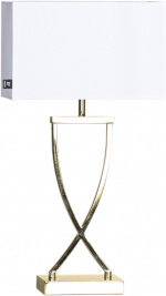 By Rydéns Bordslampa Omega 52 cm mässing/vit 2829610-5000 By Rydéns