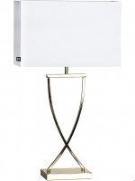 By Rydéns Bordslampa Omega 69 cm mässing/vit 2829620-5000 By Rydéns