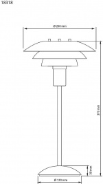 Aneta Bordslampa EPSILON 18318-12 Grön Aneta