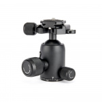 3 Legged Thing Airhed VU View Panel Arca Ballhead Twist Plate Lock,Blk/Blk