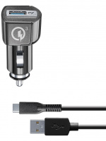 Cellularline Mobiltillbehör Billaddare 15w anpassad för Huawei inkl USB
