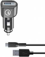 Cellularline Mobiltillbehör Billaddare 15w anpassad för Huawei inkl USB