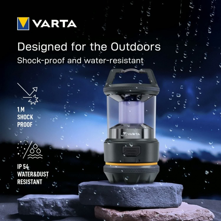 Varta Campinglykta Uppladdningsbar Outdoor Sports Lantern L20R