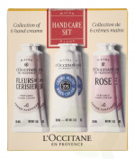 L\'Occitane L\' Occitane Handcare Set 180 ml 6x30ml - 2x Shea Butter/2xRose/2x Cherry Blossom