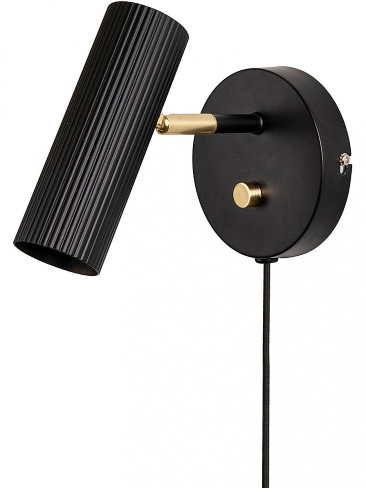 Globen Lighting Vägglampa Hubble svart Globen Lighting