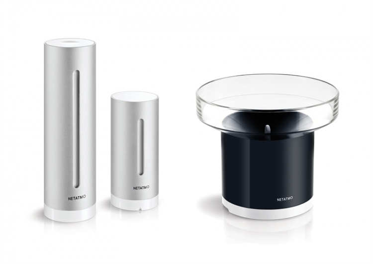 Netatmo regnmätare till väderstation