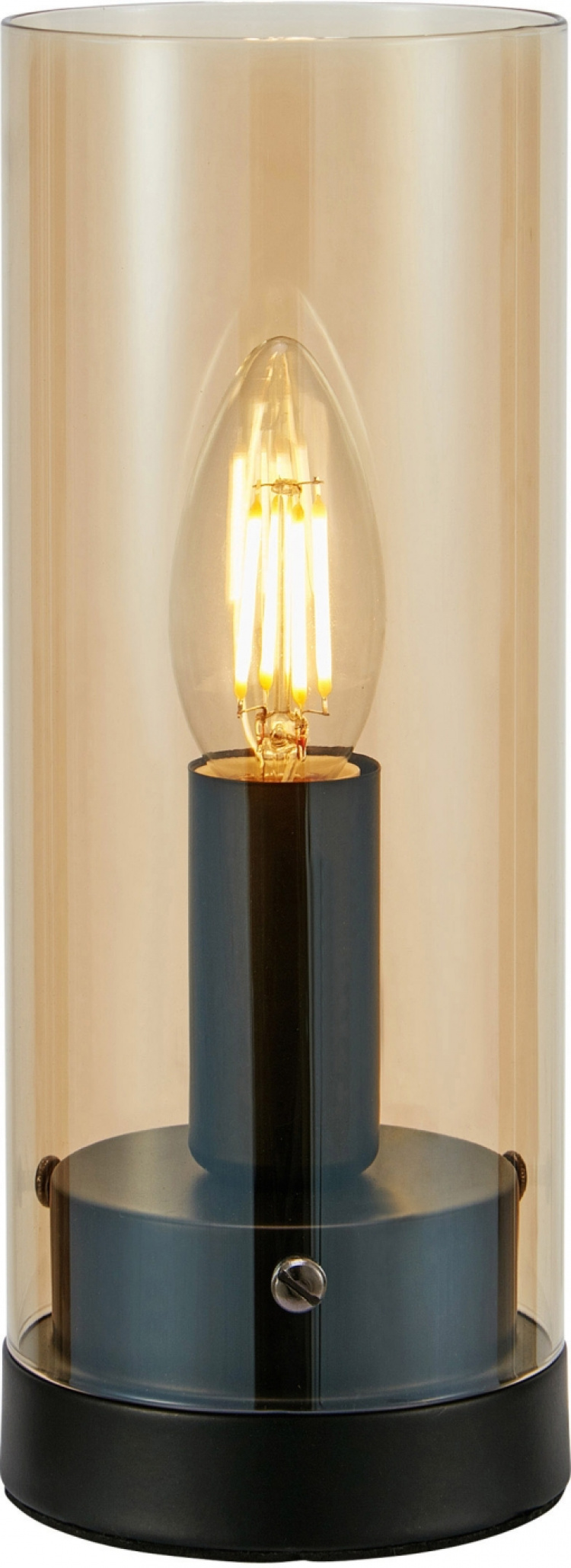 Markslöjd Bordslampa POST 1L 9 cm Sv/ Amb 108719 Markslöjd