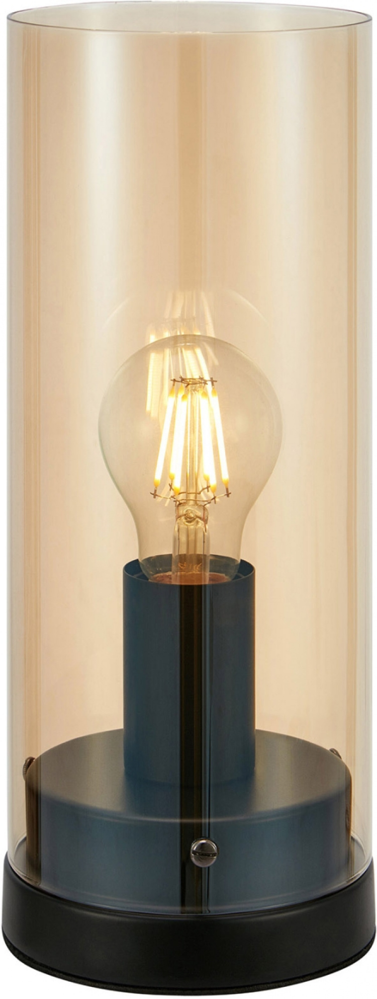 Markslöjd Bordslampa POST 37,5 cm svart/amber 108735 Markslöjd