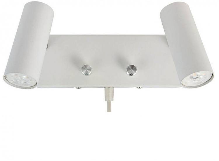 Oriva Vägglampa 2xMini Vit 49623-90 Oriva