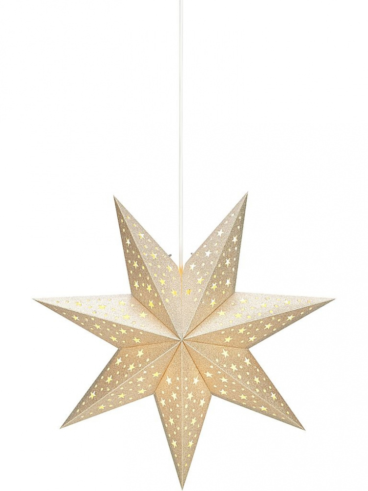 Markslöjd Julstjärna Solvalla 704419 45cm golden Markslöjd