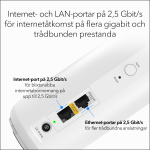 Netgear Router Orbi 370 Series Dual-Band WiFi 7 Mesh 3-Pack NETGEAR