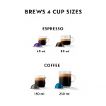 Nespresso Kapselmaskin Vertuo POP ENV90.B Nespresso