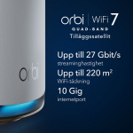 Netgear Range Extender ORBI970 WIFI7 Satellite Netgear