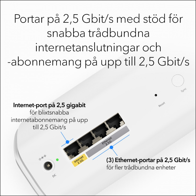 Netgear Orbi 770 Series Tri-Band WiFi 7 Mesh 2-Pack Netgear