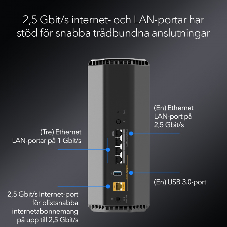 Netgear Nighthawk WiFi 7 Router RS500, 12Gbps Netgear
