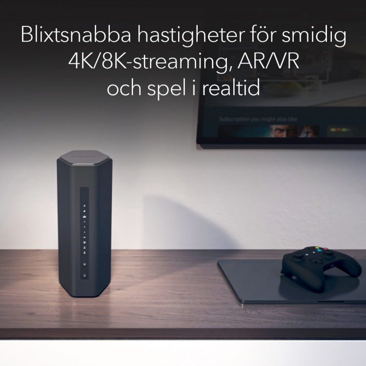 Netgear Nighthawk WiFi 7 Router RS500, 12Gbps Netgear
