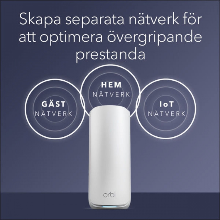 Netgear Orbi 870 Series Tri-Band WiFi 7 Mesh 2-Pack Netgear