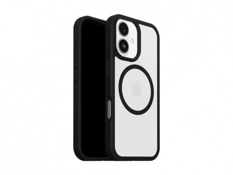 Otterbox React Magsafe Iphone 17 - Black Crystal Clear/Black