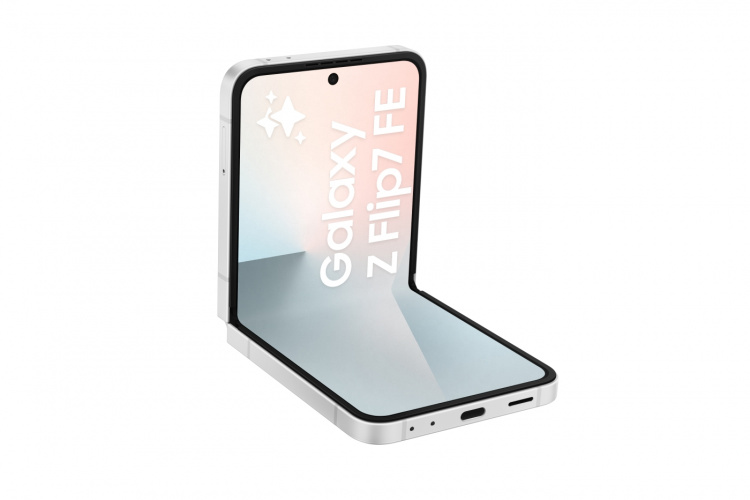 Samsung Mobiltelefon Galaxy Z Flip 7 FE 128 GB - White Samsung