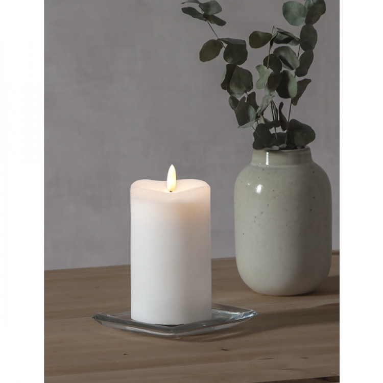Star Trading Blockljus 063-38 Flamme vit 14cm Star Trading