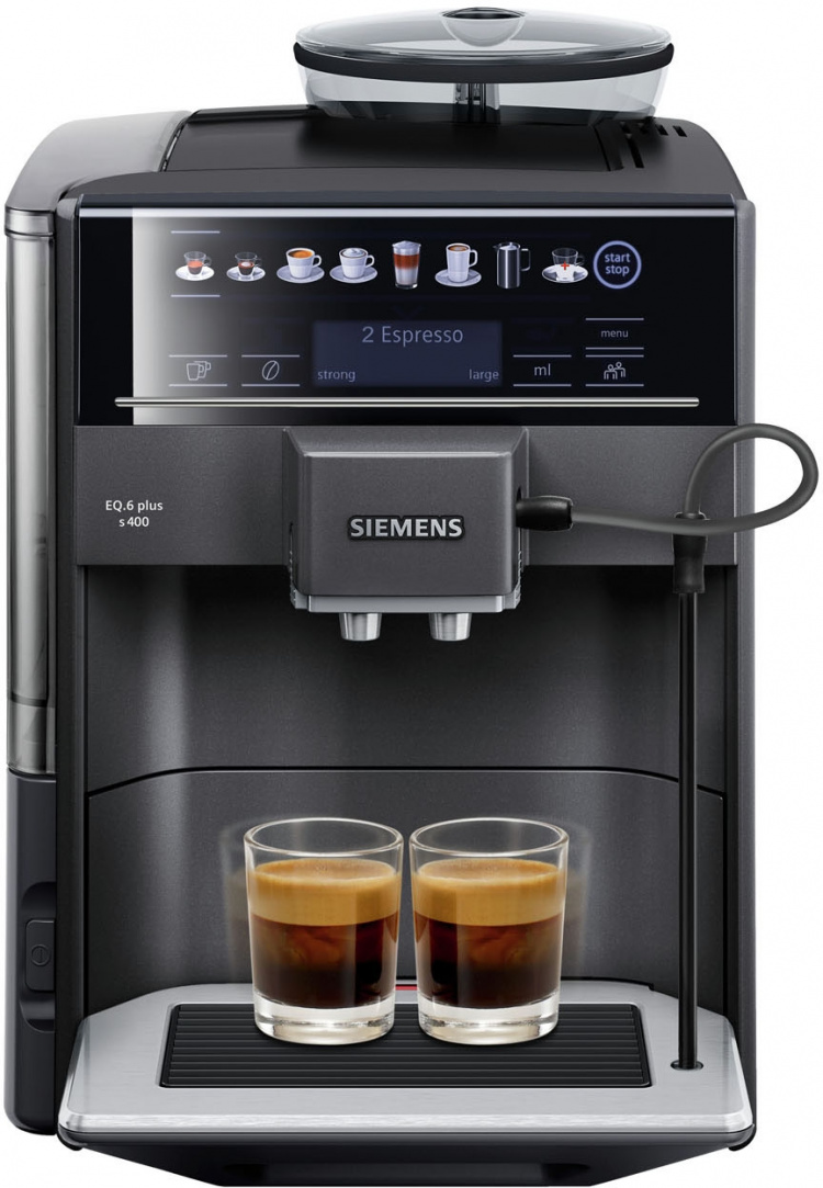 Siemens Espressomaskin helautomatisk EQ.6 plus TE654319RW Siemens