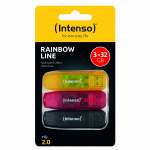 Intenso Rainbow Line 32GB Triple pack Intenso