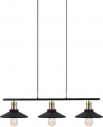 Globen Lighting Taklampa Disc 3 Svart Globen Lighting