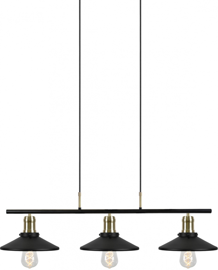 Globen Lighting Taklampa Disc 3 Svart Globen Lighting
