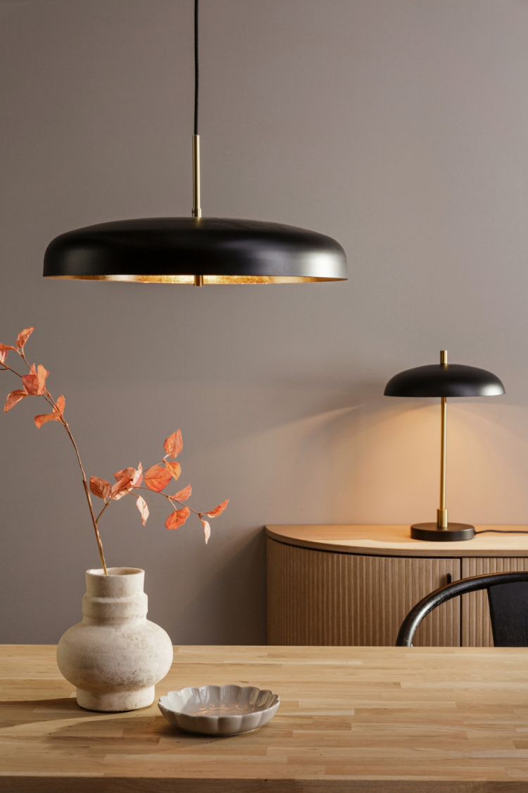 By Rydéns Taklampa Shelby svart/guld 4202160-4002 By Rydéns