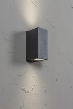 Airam Vägglampa Sund Duo LED IP44 Antracit Airam