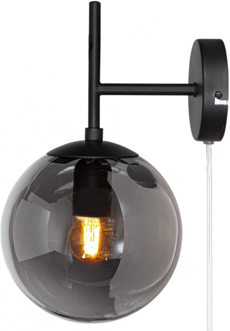 By Rydéns Vägglampa Boyle rökgrå 4300560-4505 By Rydéns