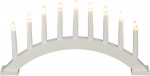 Konstsmide Elljusstake 3938-210 Vit 9 ljus Konstsmide