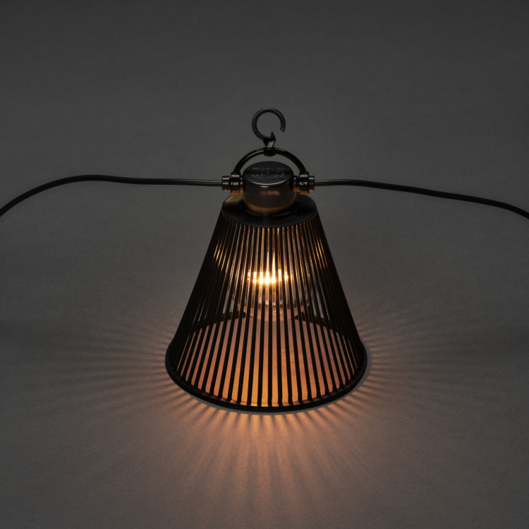 Konstsmide Ljusslinga Startset svart E27 LED Konstsmide