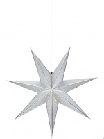 Markslöjd Julstjärna GLITTER 75 cm silver Markslöjd