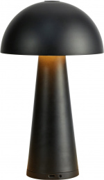 Markslöjd Bordslampa Fungi matt svart Markslöjd