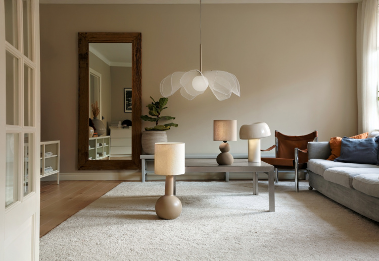 Markslöjd Taklampa Styrka vit Ø75 cm 108818 Markslöjd