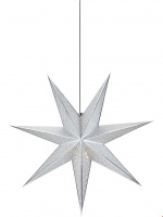 Markslöjd Julstjärna GLITTER 45 cm silver Markslöjd